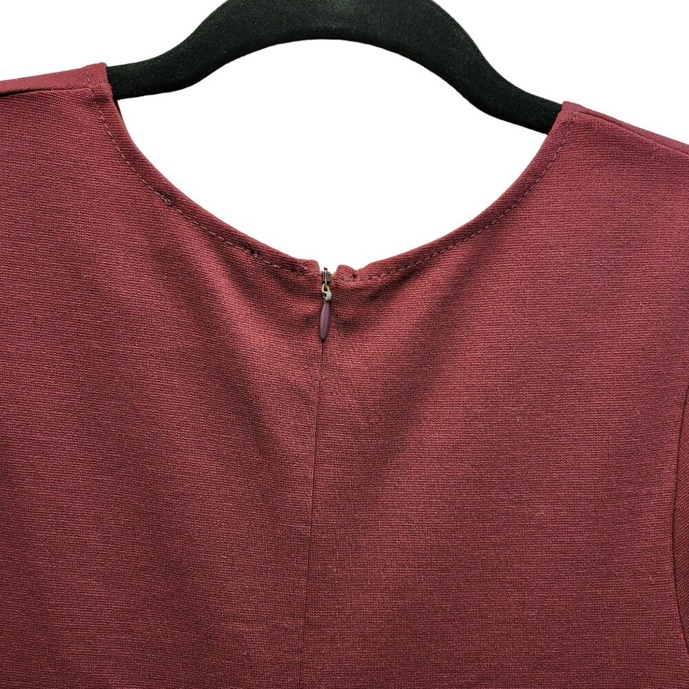 Love...Ady Womens Cranberry Midi Dress Cap Sleeves Fit & Flare Size Small NWT - Picture 6 of 11